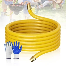 Flexible Natural Gas Line Hose | Corrugated Stainless Steel Tubing | 2PCS Bra...
