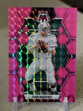 2023 Panini Mosaic Football Dan Marino PINK FLUORESCENT /10 #147- Miami Dolphins