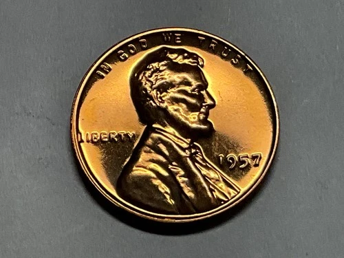 1957 P Lincoln Cent Proof #1