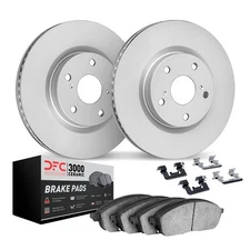Dynamic Friction Company 4312-59066 Geospec Rotors With 3000 Ceramic Brake Pads