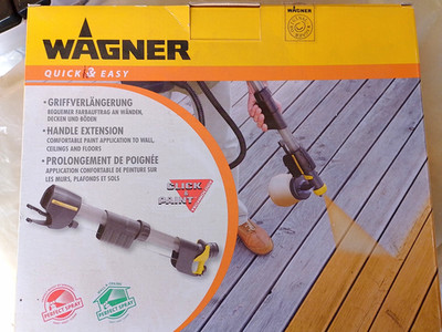 WAGNER WallPerfect W 665 I-Spray Farbsprühsystem Wandfarbe 460W 1,8L 3,5m