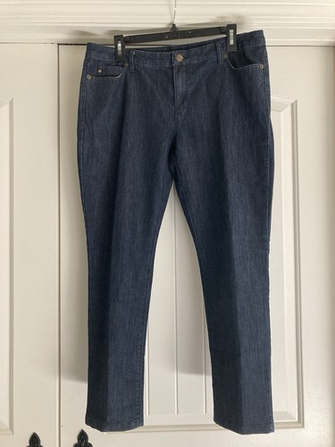 Michael Kors Med Wash Straight Leg Denim Jeans Size 12P NWOT