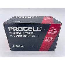 24 AAA Duracell Procell Intense Alkaline Batteries 1.5V triple-A batteries 