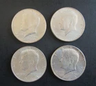Group of 4 1964 Kennedy Silver Half Dollars