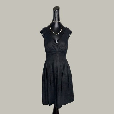 Escada Sport Elegant Black Sleeveless Dress Size 34 Women's Excellent Condition