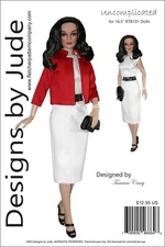 Uncomplicated, a Doll Clothes Sewing Pattern 16.5" RTB101 Claire Grace Tonner