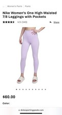 Nike Women s One High Waist 7/8 Leggings Pockets