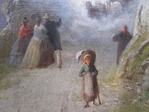 Fasanotti Gaetano - Italien-Mailänder Maler 1866 - Ausflug ins Gebirge - Bild 6 von 16