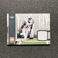 2012 Elite PLAXICO BURRESS #41 273/299 Down & Distance JERSEY - NEW YORK JETS
