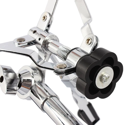 Professional Chrome Plated Dumb Snare Drum Stand Tripod Silver Standard US - Picture 7 of 12