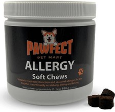 Dog Allergy Relief- "Pawfect Pet Mart" "MADE IN THE USE" Dog Itching Skin Relief