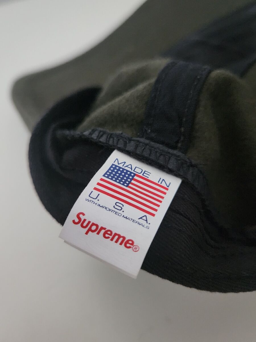 FW21 Supreme Loro Piana Wool S Logo 6-panel cap Olive Hat FW21 Supreme Loro Piana Wool S Logo 6-panel cap Olive Hat