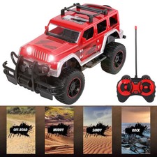 1/12 RC Car Remote Control High Speed Truck Off-Road Vehicle W/ Lights Kids Toy