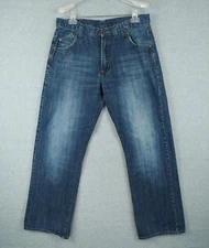 Flypaper Jeans Men's 33x32 (act 32.5X31) Baggy Relaxed Straight