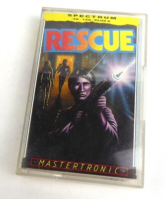 Sinclair ZX Spectrum Spiel -- RESCUE (Matertronic) -- Tape
