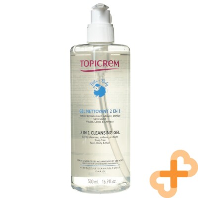 TOPICREM 2IN1 Körper- und Haargel Reinigung Weichmachend Beruhigend Seifenfre...