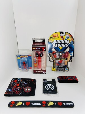 MARVEL DEADPOOL LOT NEW AND USED ITEMS.