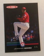 2019 Topps Total Wave 6 BLACK Parallel JEANMAR GOMEZ #3/5 Made Rangers #526