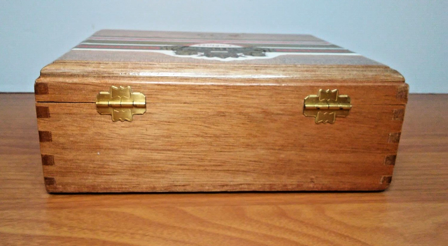 Ashton Cabinet No 6 Empty Wood Cigar Box Hand Crafted Dominican