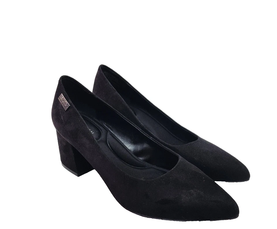 Kenneth Cole Zapatos de Tacón Bloque Punta Punta Negros para Mujer Talla 8 Foto 4 de 4