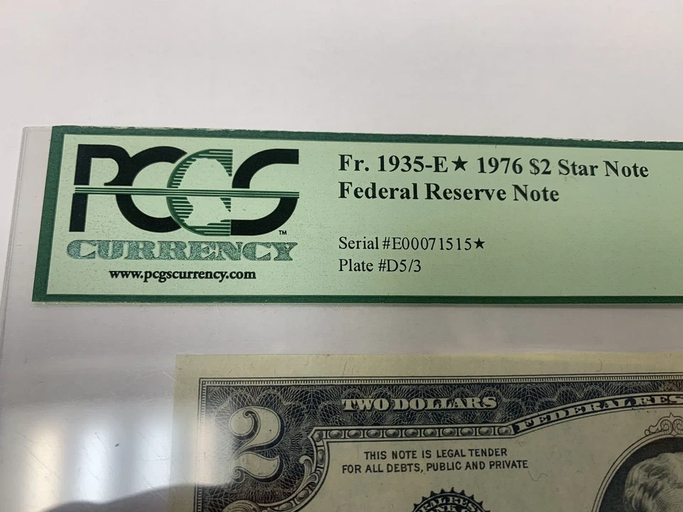 Fr. 1935 E* $2 1976 FR Star Note Richmond E-* Block PCGS 65 PPQ Low Serial # - Image 3 of 4