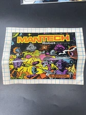 Mantech Robot Warriors Action Figure Comic Only Vintage Toys 80’s Nostalgia 🔥