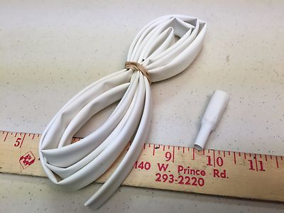 3/8'' Heat Shrink 6 Feet White Raychem M23053/5-107-9 