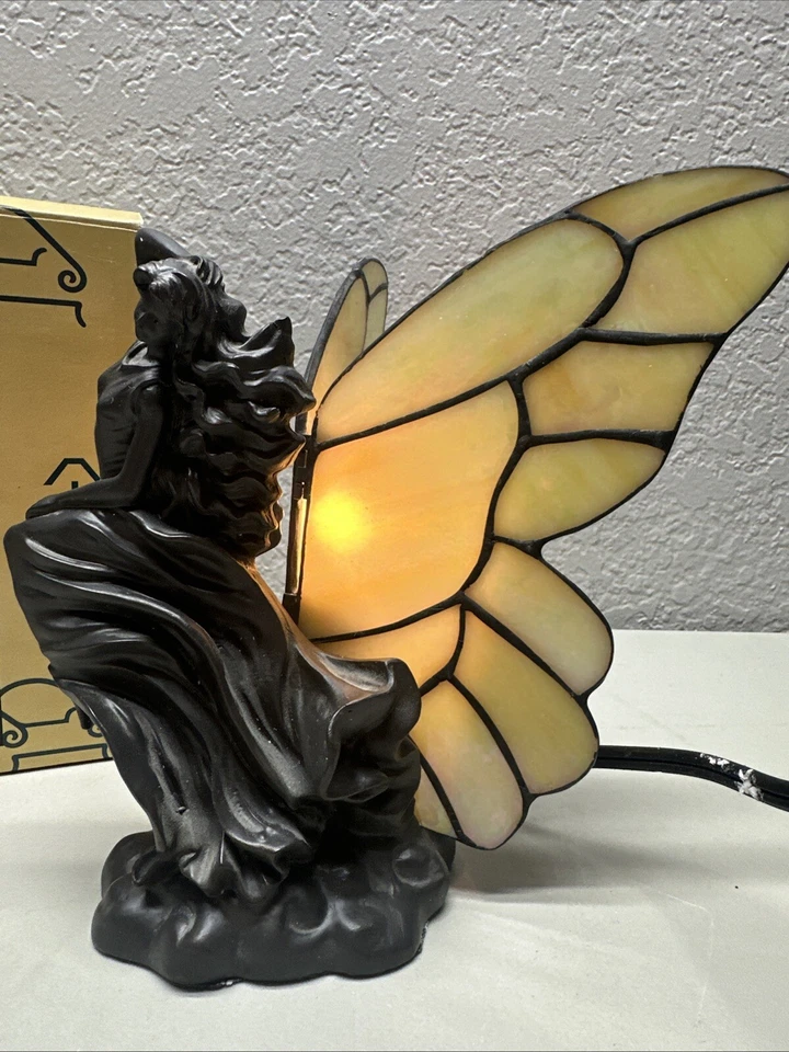 Lámpara de acento estilo Tiffany flotante Alsy Lighting 8'" H con caja original Foto 4 de 4