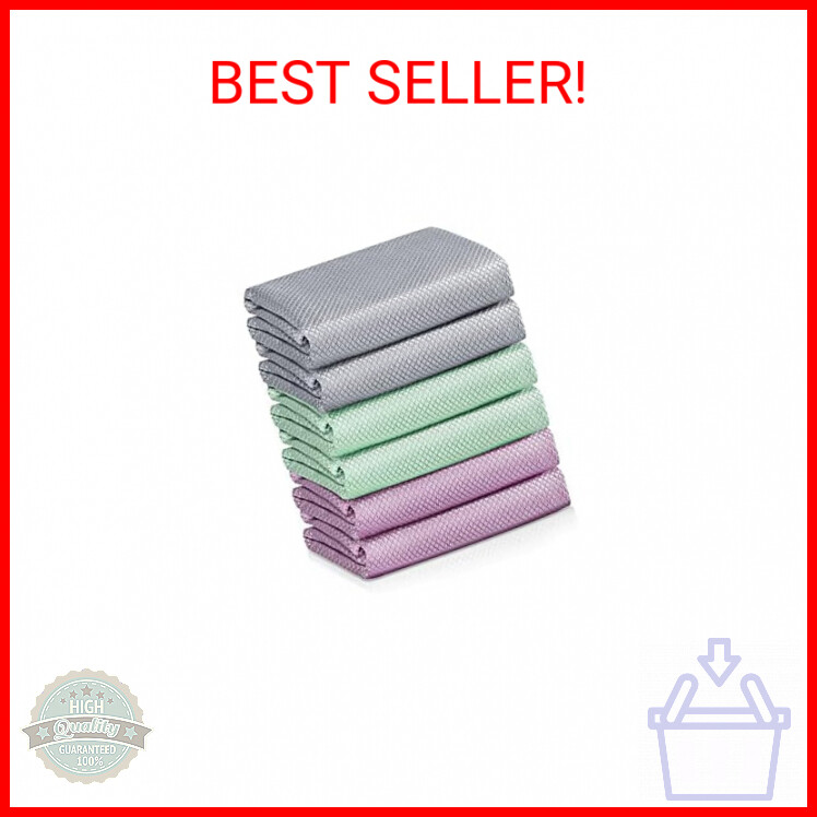 Streak-Free Fish Scale Microfiber Cloth for Car Windows & Mirrors