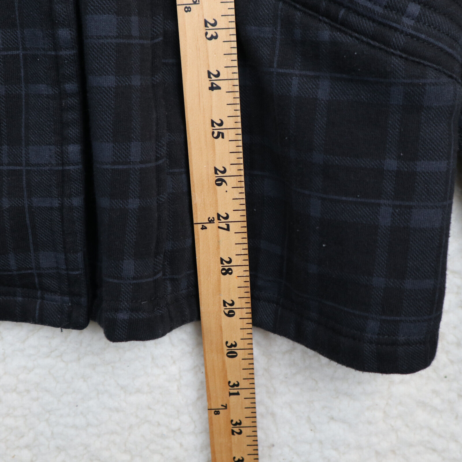 Sebby Womens Tartan Plaid Belt Button Front Doubl… - image 10