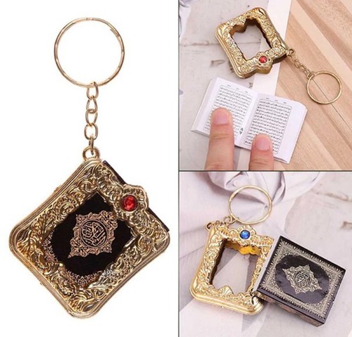 ISLAMIC MINI FULL ARABIC QURAN KORAN ALLAH MUSLIM Key Ring Chain القرآن الكريم - Picture 26 of 109