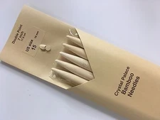 Set of 5 Crystal Palace Bamboo Needles Double Pointed 7 inch US 15 (10mm)