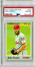 2019 Topps Heritage Jake Arrieta PSA 10