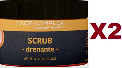 2 PCS FACE COMPLEX THALASSUS DRAINING SCRUB WITH SEA SALT AND ARGAN OIL 500ml