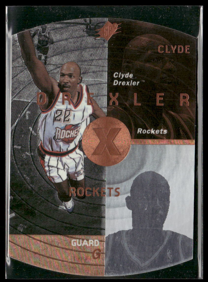 Clyde Drexler 1997-98 SPx Bronze #16 - Houston Rockets