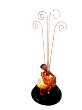 Chestnut Lane Photo Clip Genuine Czech Crystal Ballerina ethnic girl dancer WOW