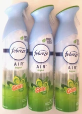 3Febreze Air Original Gain scent 100%Natural Propellant Air Freshener Spray8.8oz