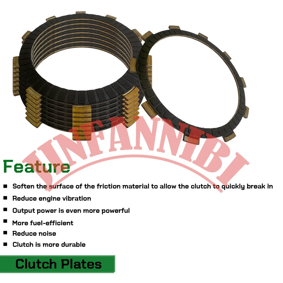 Clutch Kit Springs & Cover Gasket & Spark Plugs For Honda Shadow ACE Spirit 750 - Image 2 of 4