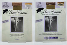 Worthington Sheer Caress Control Top Support Pantyhose QueenShort Oatmeal/Suntan
