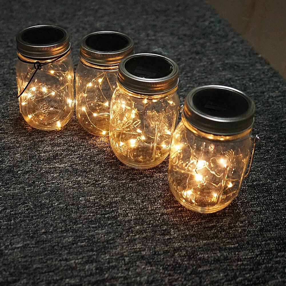 Mason jar cheap patio lights