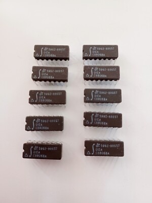 Lot of 10* Sdt IDT IDT54FCT163 CMOS BINARY SYNCHRONOUS 4-BIT COUNTER Fast 