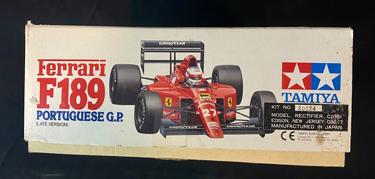 Rare kit Tamiya 1/20 Mode kit Ferrari F189 Late Portuguese GP from