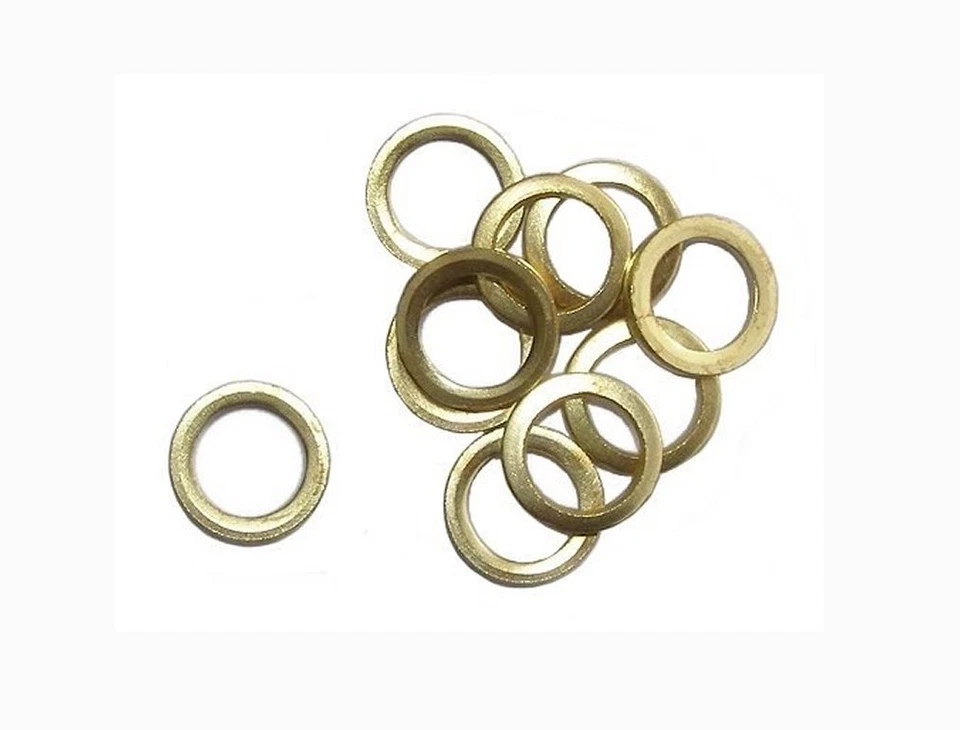 10 x FITSCHENRING Fitschenringe für Türband Tür Scharnier Band vermessingt