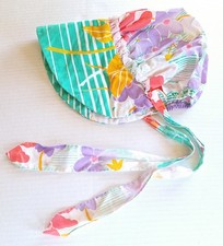 Vintage Girls Bonnet Handmade toddler Little House Prairie Cottagecore
