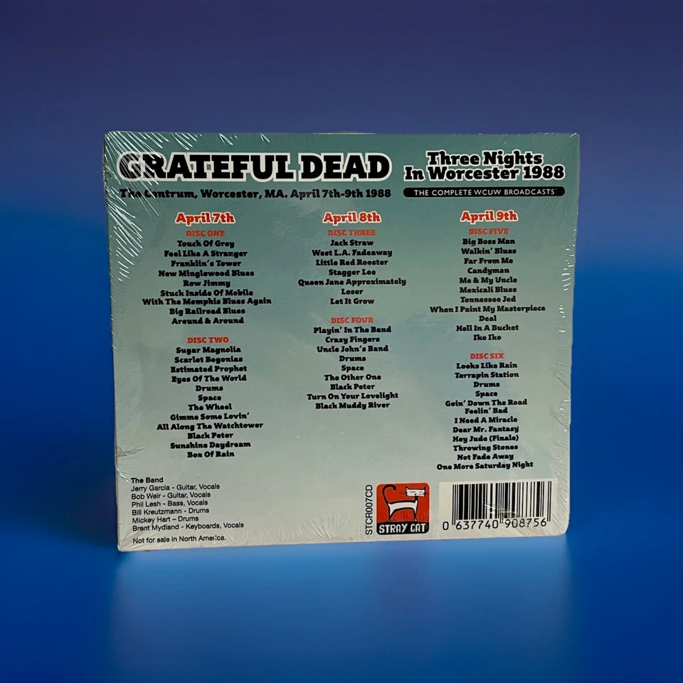 Grateful Dead Three Nights In Worcester April 7,8,9/ 1988 SIX CDs! Still Sealed! - Image 2 of 2