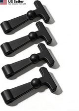 4 Pack Heavy Duty Cooler Latches Compatible Latches, Black