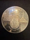 2018 1 OZ 999 SILVER ROUND MEDJUGORJE MIRACULOUS MEDAL MARY QUEEN Z34