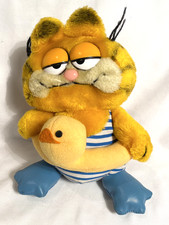 1981 Garfield Plush Scuba Duck Floatie Innertube Dakin United Feature Syndicate