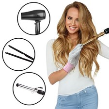 QEVOOON Ofenhandschuhe & Topflappen-Set (4er) – Hitzebeständig Bis 260°C, Rutschfeste Silikon-Oberfläche