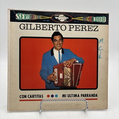 Gilberto Perez-Con Cartitas Latin Falcon Records Flp1023 lp Vinyl Good Condition